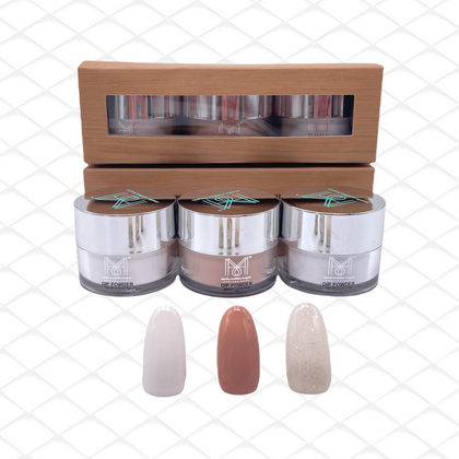 Nude ombre dip powder