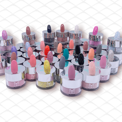 Outlet dip powder
